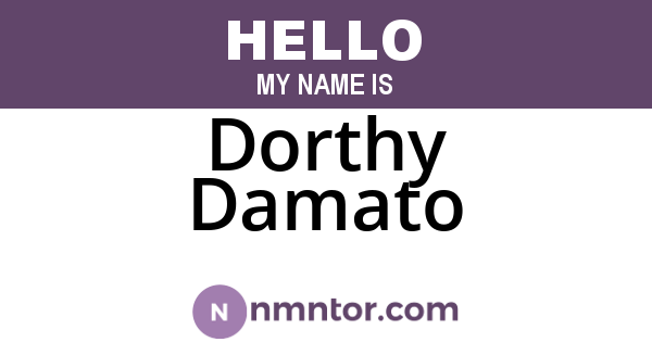 Dorthy Damato