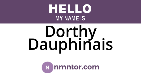 Dorthy Dauphinais