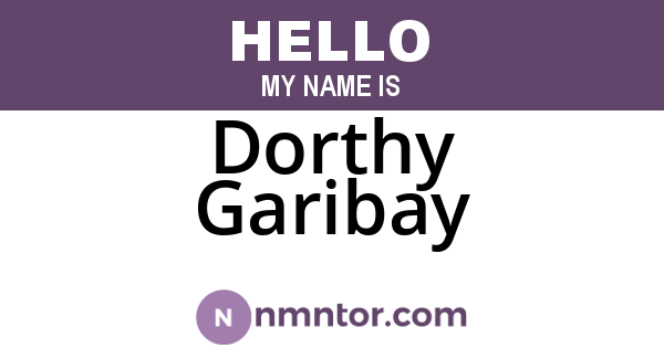 Dorthy Garibay