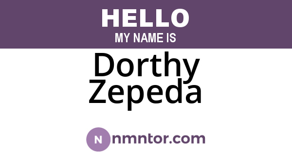 Dorthy Zepeda