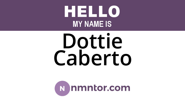 Dottie Caberto