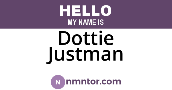 Dottie Justman