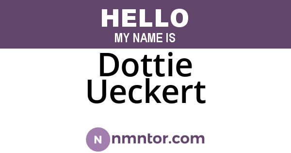 Dottie Ueckert