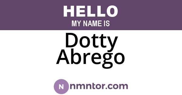 Dotty Abrego