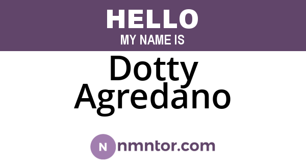 Dotty Agredano