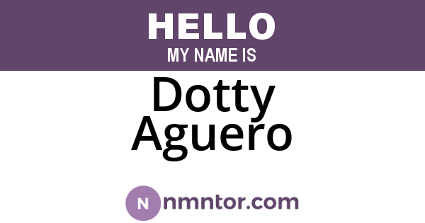 Dotty Aguero