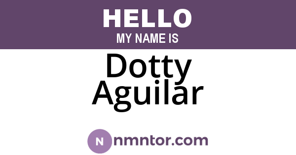 Dotty Aguilar