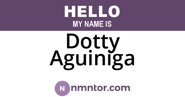 Dotty Aguiniga