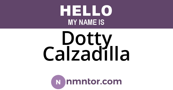 Dotty Calzadilla