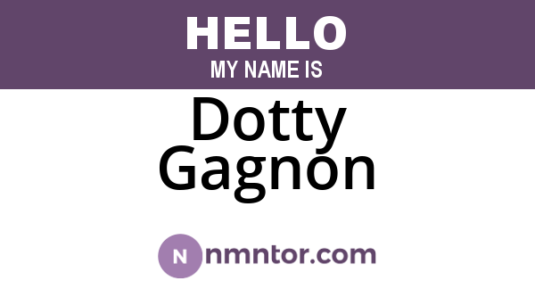 Dotty Gagnon