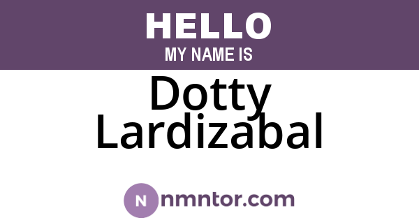 Dotty Lardizabal