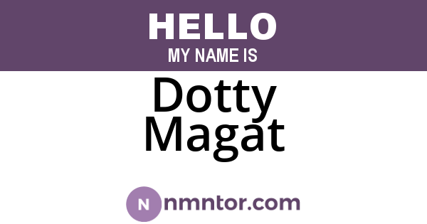 Dotty Magat