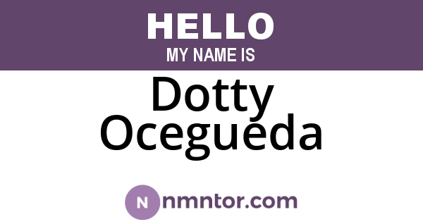 Dotty Ocegueda