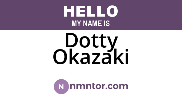 Dotty Okazaki