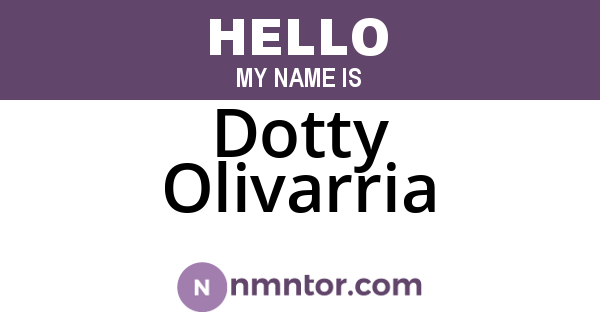 Dotty Olivarria