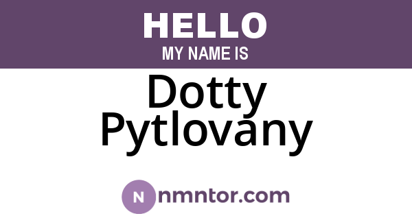 Dotty Pytlovany