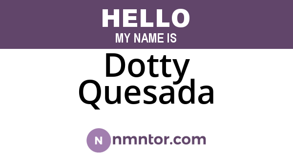 Dotty Quesada