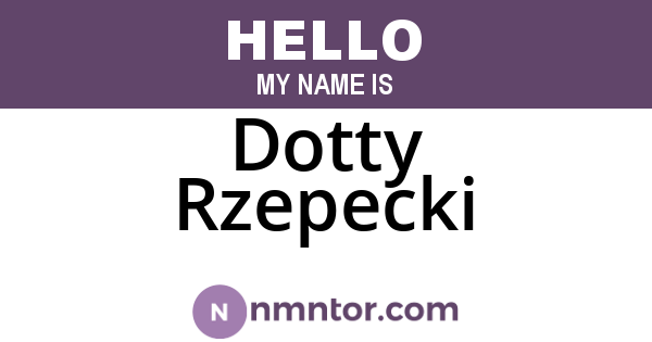 Dotty Rzepecki
