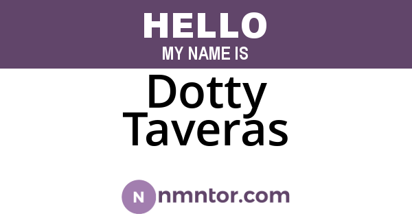 Dotty Taveras