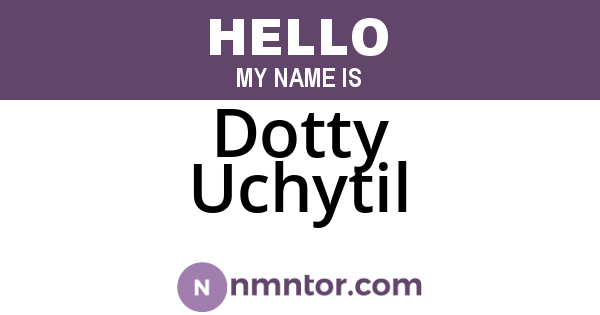 Dotty Uchytil