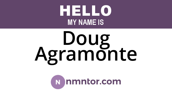 Doug Agramonte