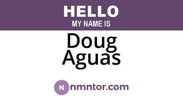 Doug Aguas