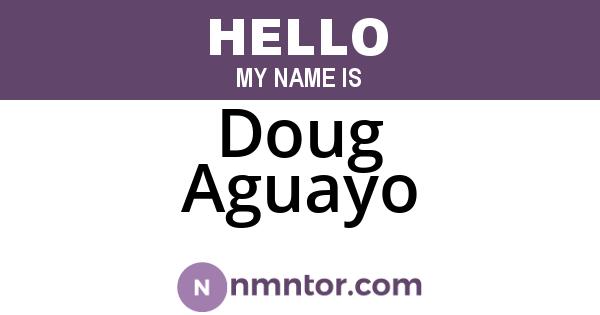 Doug Aguayo
