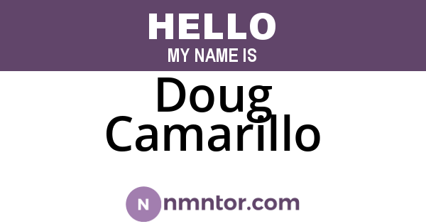 Doug Camarillo