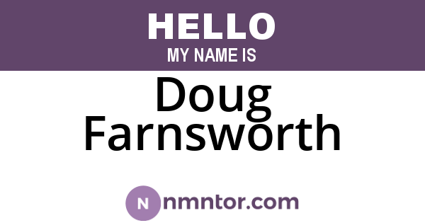 Doug Farnsworth