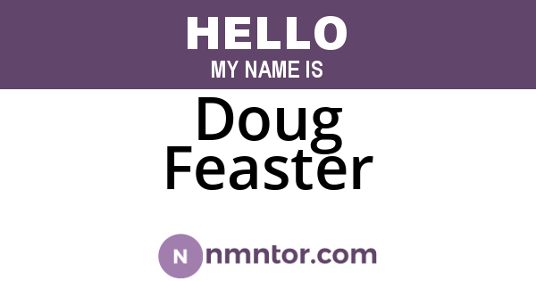 Doug Feaster