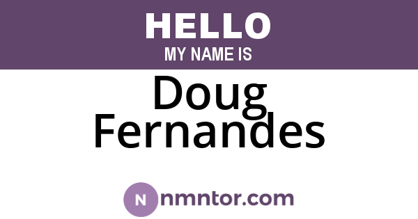 Doug Fernandes