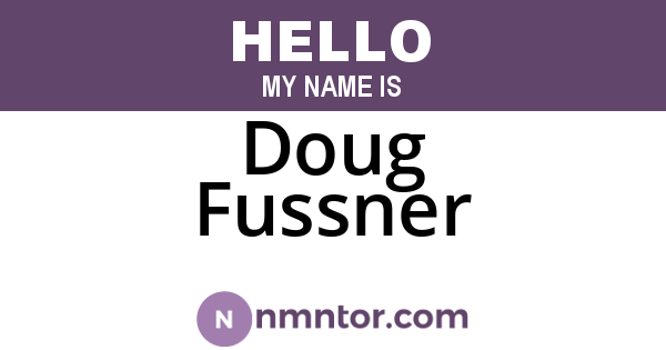 Doug Fussner