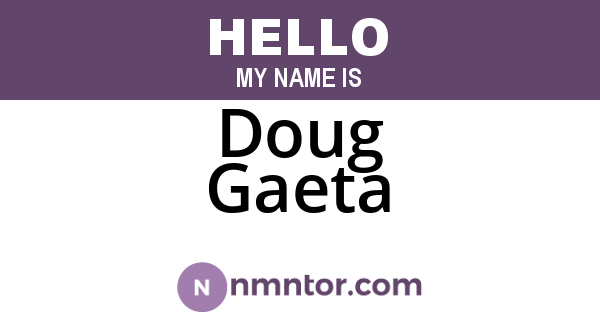 Doug Gaeta