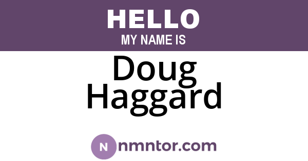 Doug Haggard
