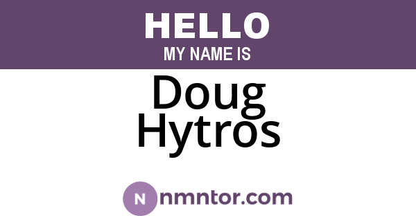 Doug Hytros