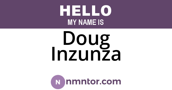 Doug Inzunza
