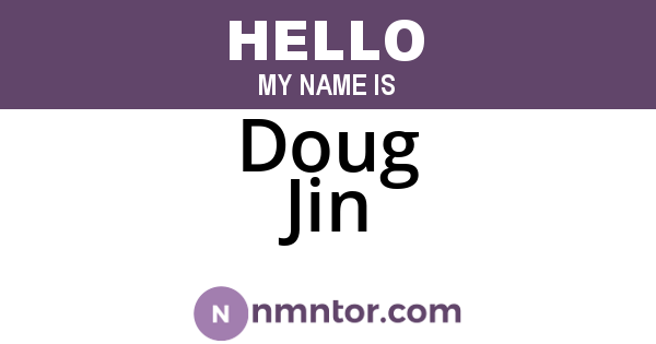 Doug Jin