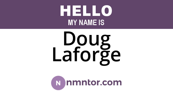 Doug Laforge