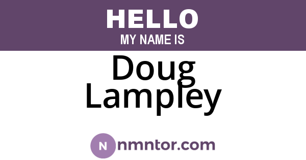 Doug Lampley