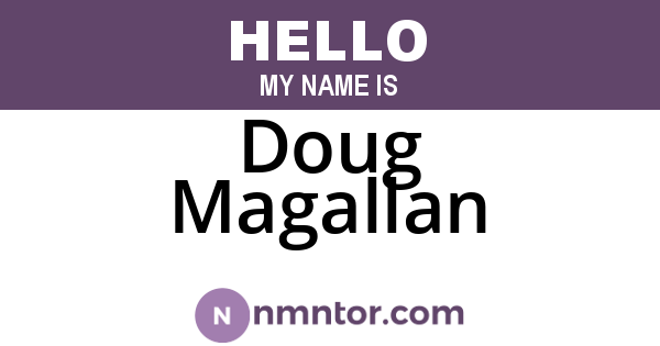 Doug Magallan