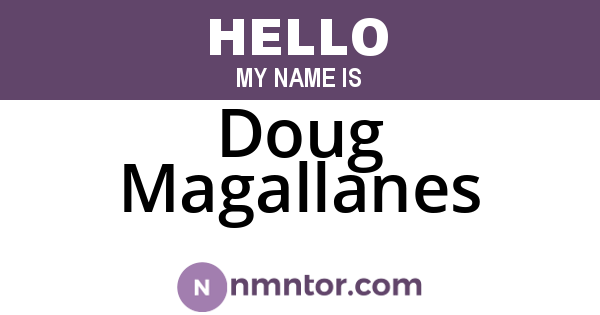 Doug Magallanes