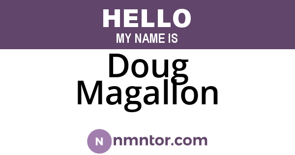 Doug Magallon