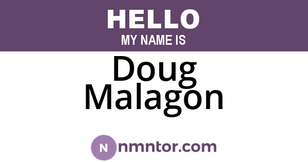 Doug Malagon
