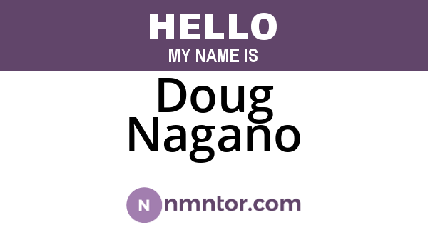 Doug Nagano