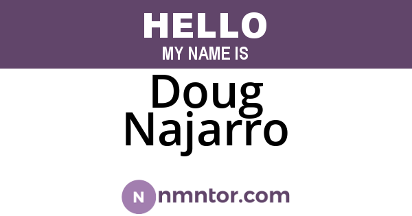 Doug Najarro