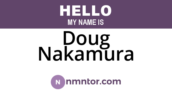 Doug Nakamura