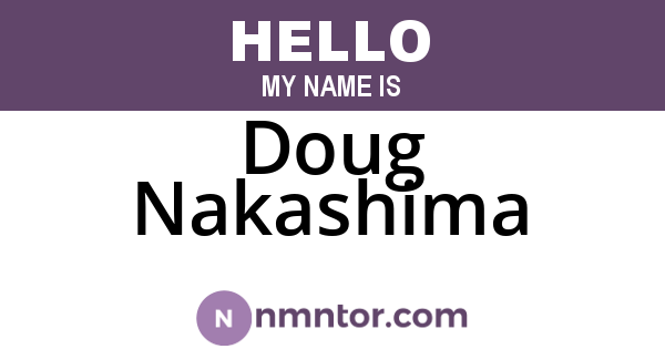 Doug Nakashima