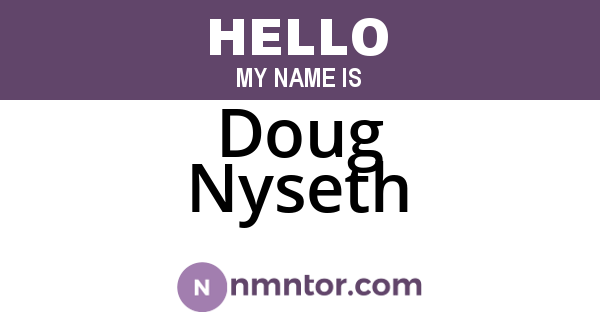Doug Nyseth