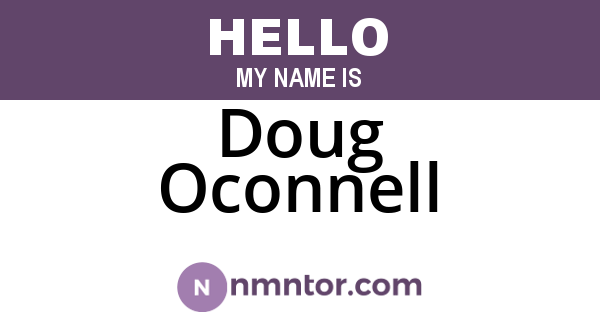Doug Oconnell