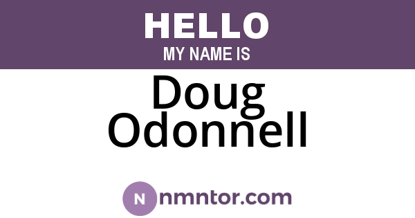 Doug Odonnell